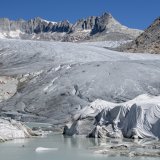 Le glacier du Rhône
